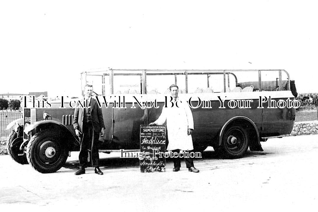 NF 1655 -  Haddiscoe Charabanc Near St Olaves, Norfolk c1920