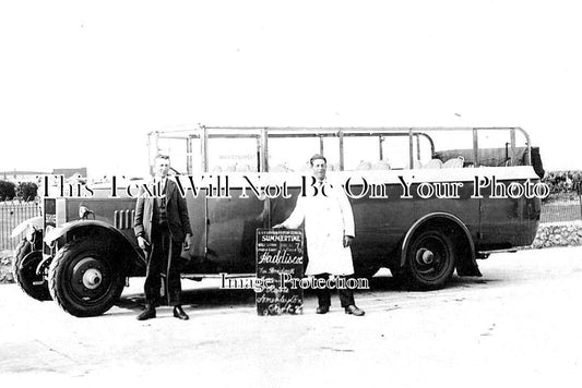 NF 1655 -  Haddiscoe Charabanc Near St Olaves, Norfolk c1920