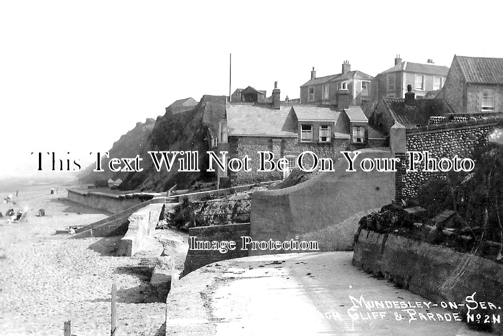NF 1691 - Beach Cliff & Parade, Mundesley On Sea, Norfolk