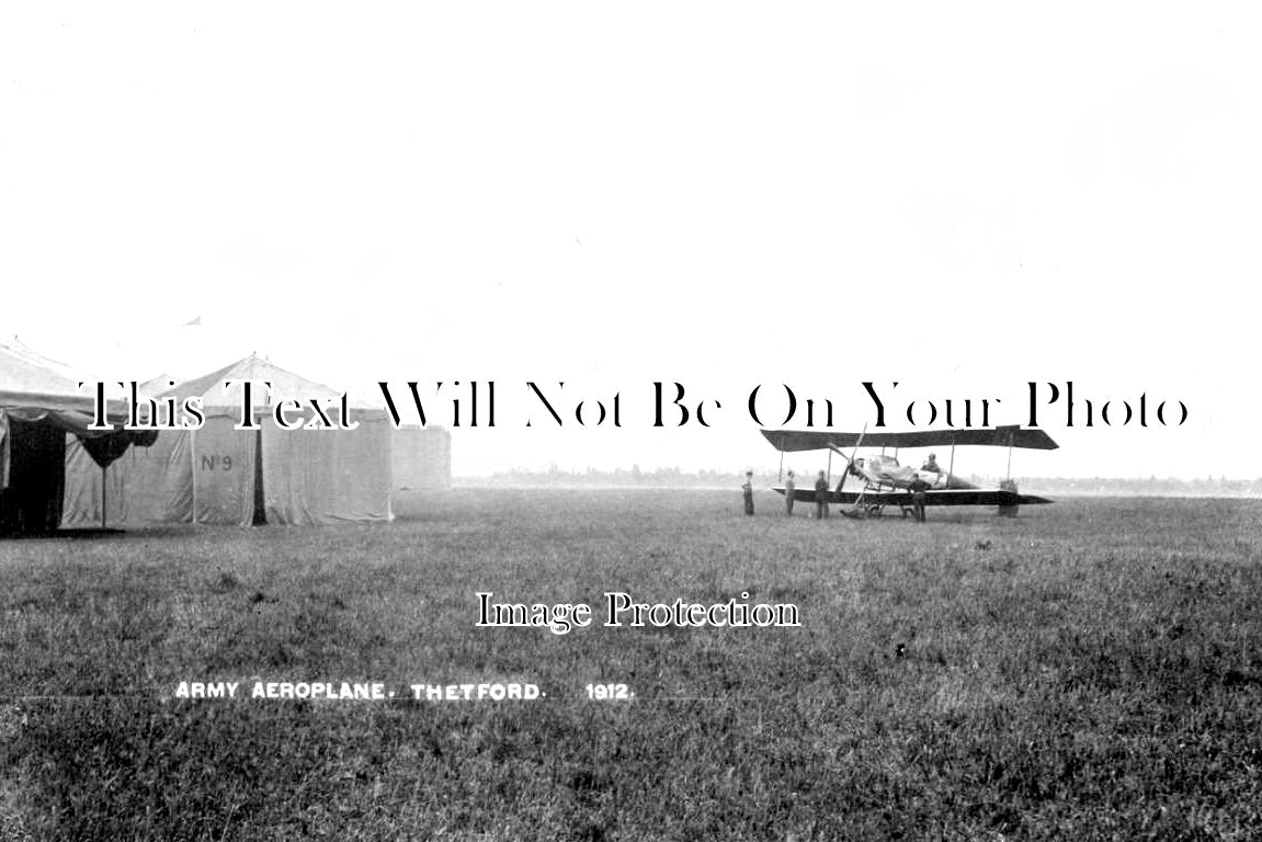 NF 1721 - Thetford Military Camp, Norfolk c1912
