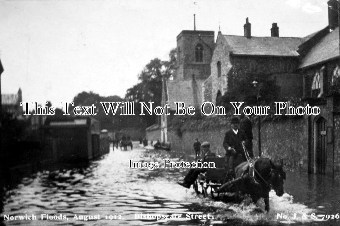 NF 173 - Bishopsgate Street, Norwich Floods, Norfolk