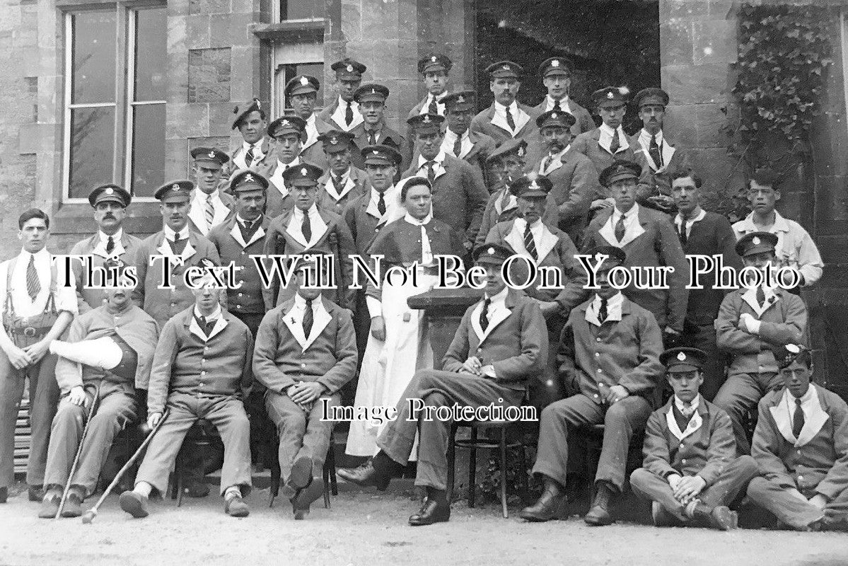 NF 1772 - Norwich War Hospital, Hedenham Hall, Norfolk 1915 WW1