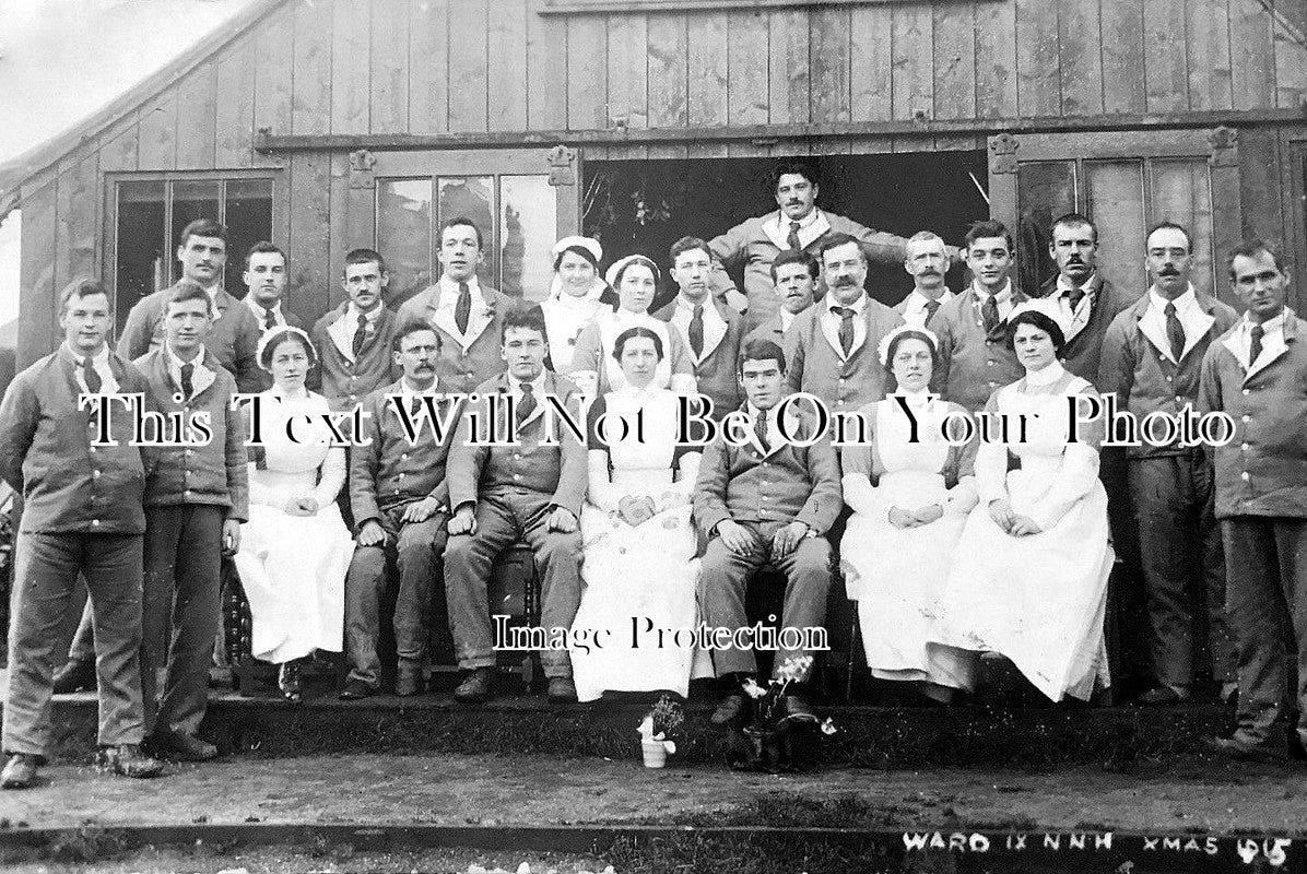 NF 1773 - Norwich War Hospital, Hedenham Hall, Norfolk 1915 WW1
