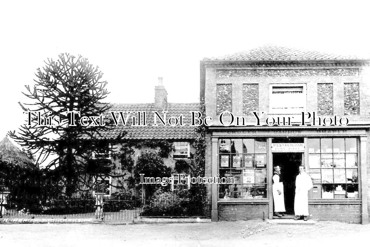 NF 1794 - West Dereham Post Office & Shop, Norfolk c1908