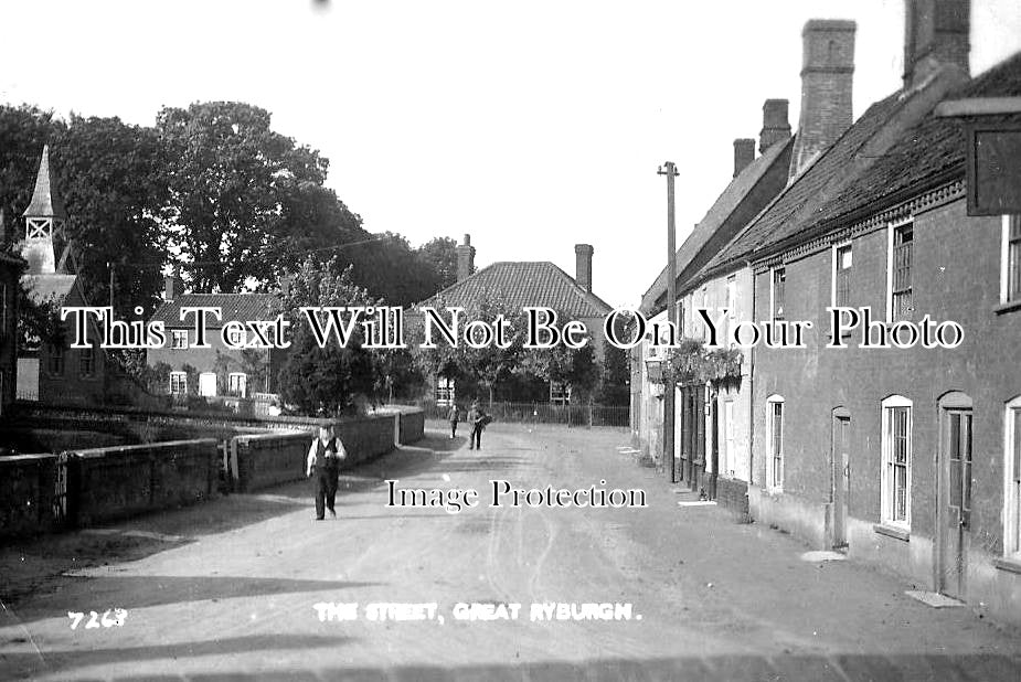 NF 1842 - The Street, Great Ryburgh, Norfolk c1915