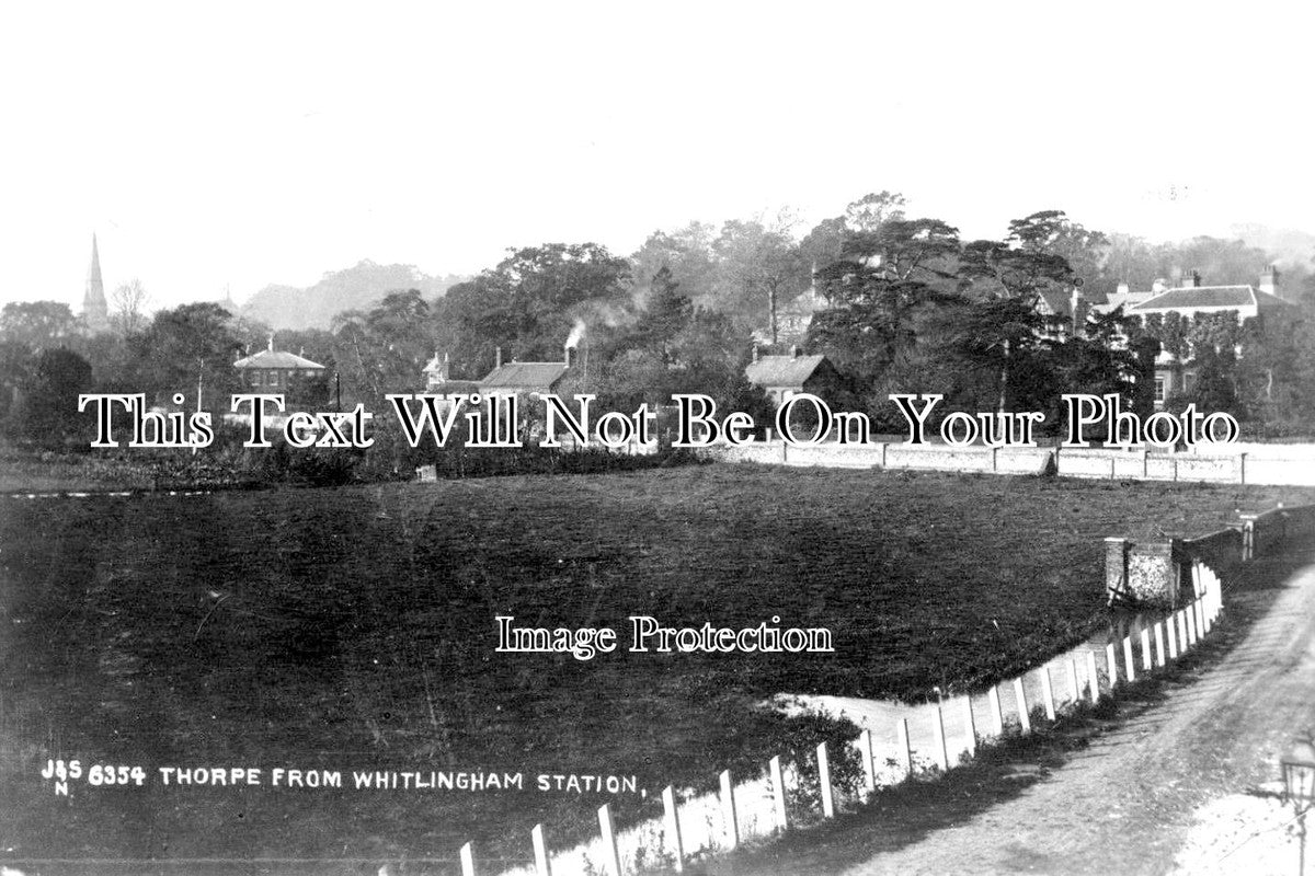 NF 1851 - Thorpe From Whitlingham Station, Norfolk c1918