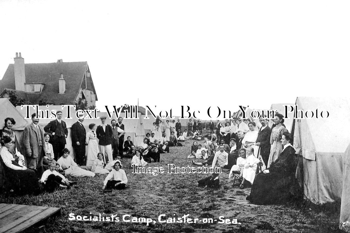 NF 1853 - Socialists Camp, Caister On Sea, Norfolk c1911