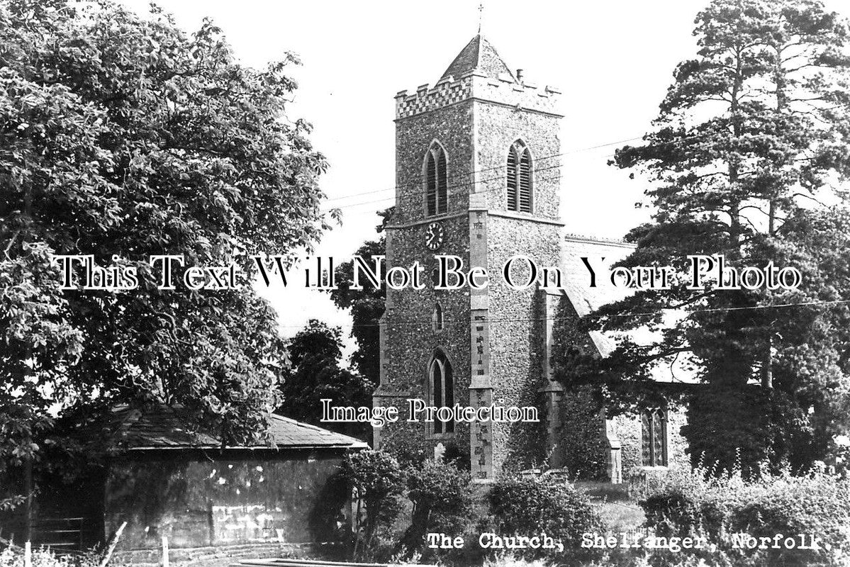 NF 1856 - The Church, Shelfanger, Norfolk