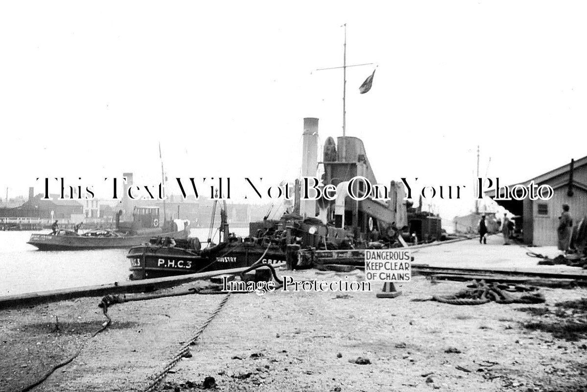 NF 1888 - Steam Ship Tug George Jewson Eastry, Great Yarmouth, Norfolk