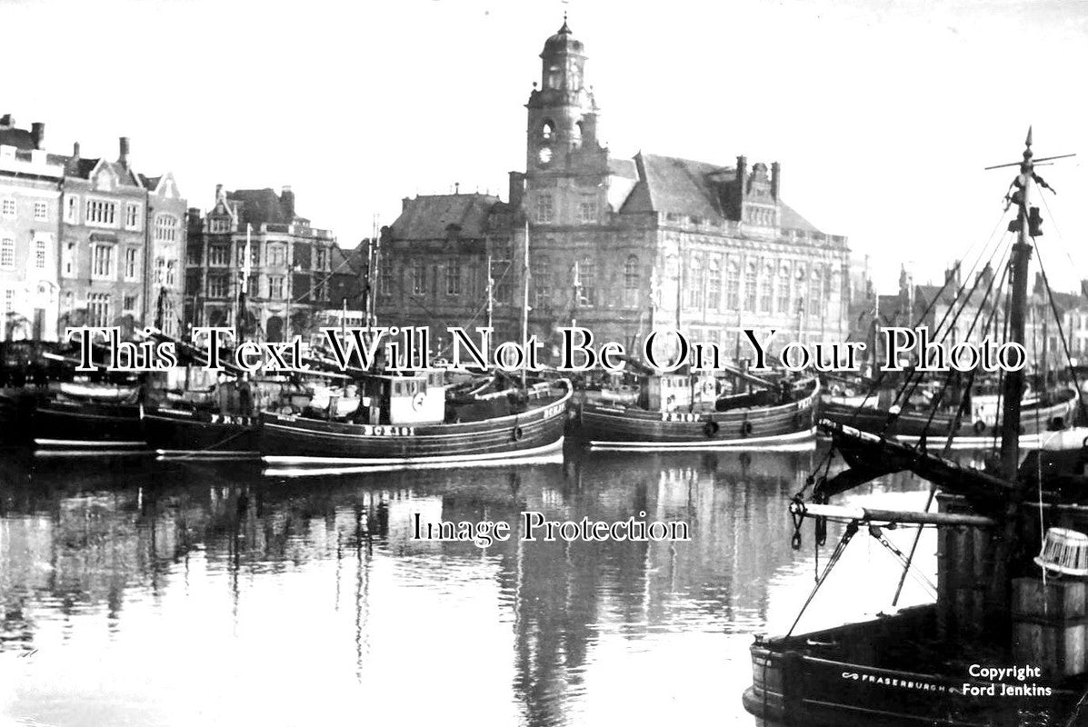 NF 1911 - Town Hall Quay, Great Yarmouth, Norfolk