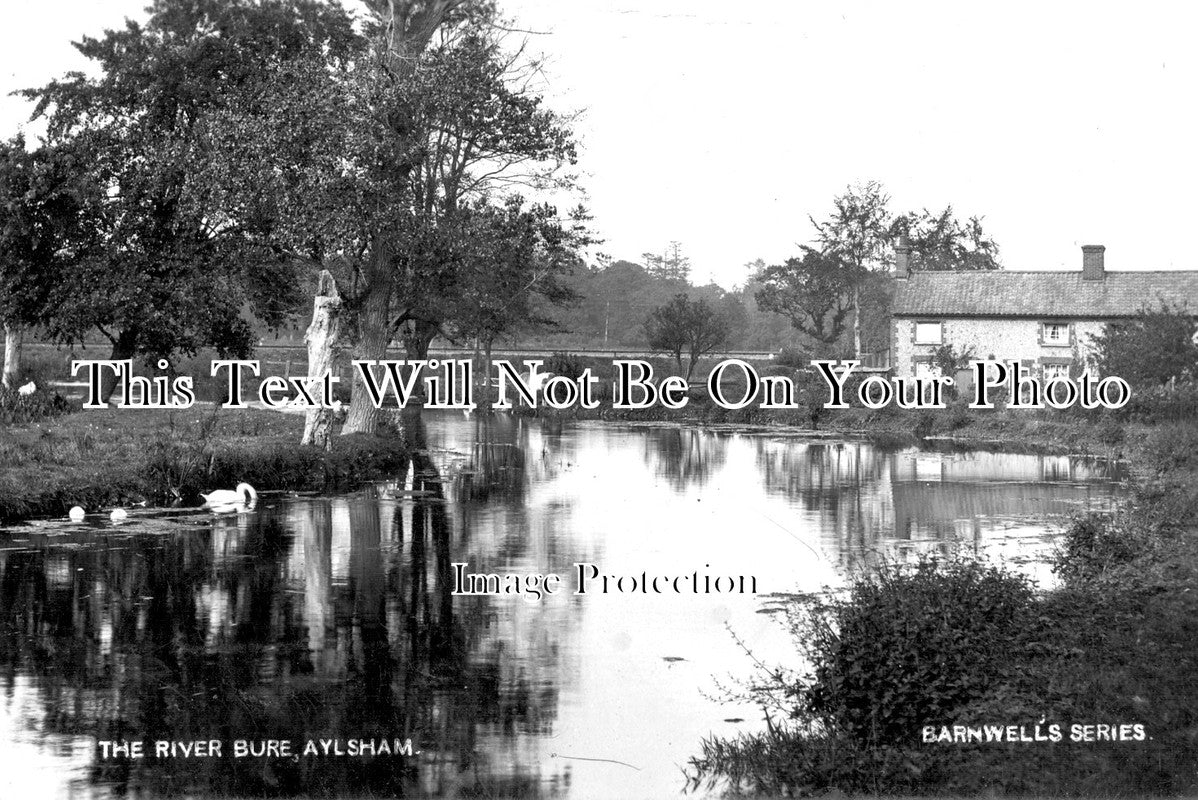 NF 1928 - The River Bure, Aylsham, Norfolk