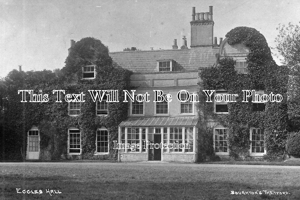 NF 195 - The Hall, Eccles, Norfolk c1908