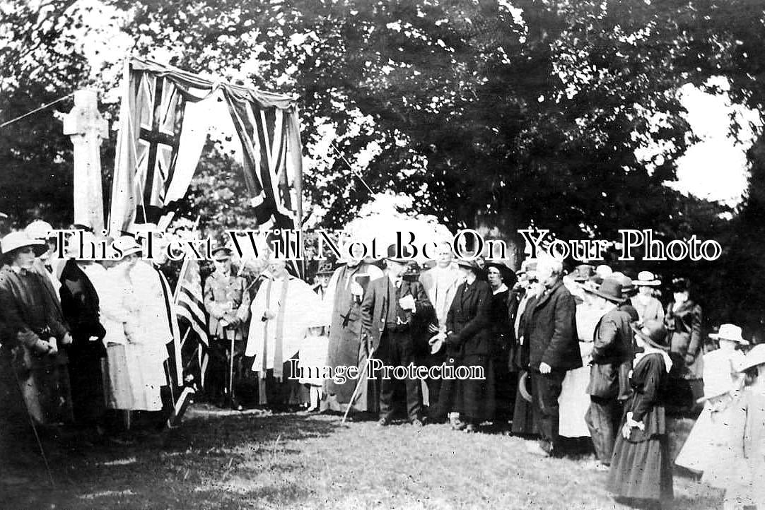 NF 1962 - WW1 War Memorial Dedication, Skeyton, Norfolk c1920