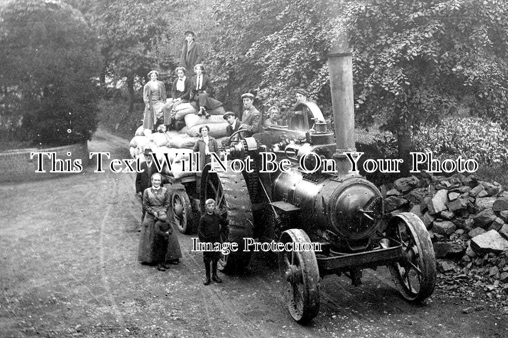 NF 1969 - Stalham Mill Traction Engine, East Runton, Norfolk c1910