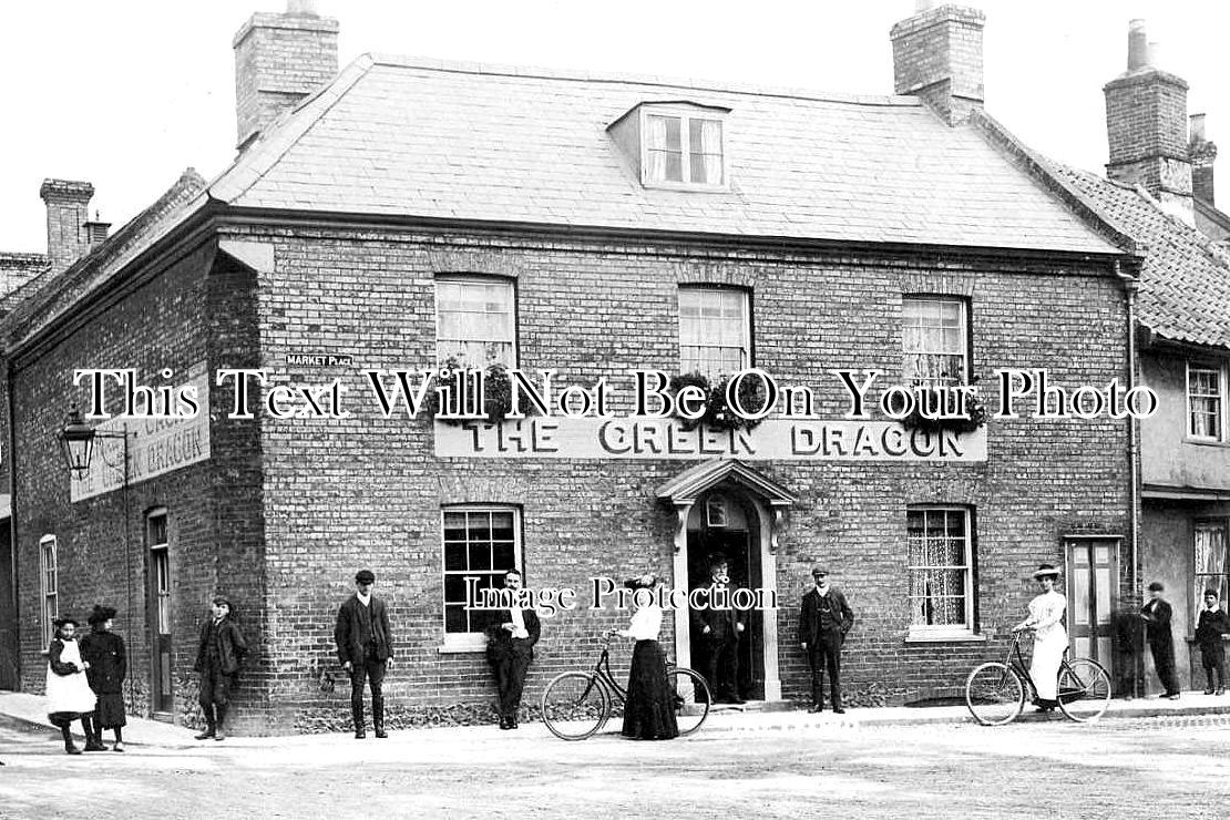 NF 1975 - Green Dragon Pub, Thetford, Norfolk c1911