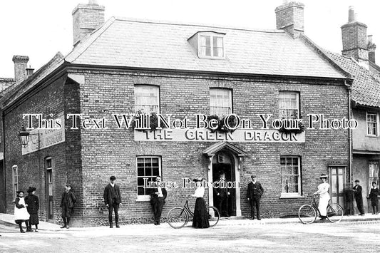 NF 1975 - Green Dragon Pub, Thetford, Norfolk c1911