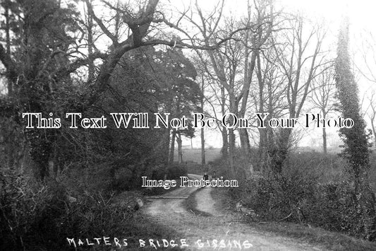 NF 1995 - Malters Bridge, Gissing, Norfolk c1918