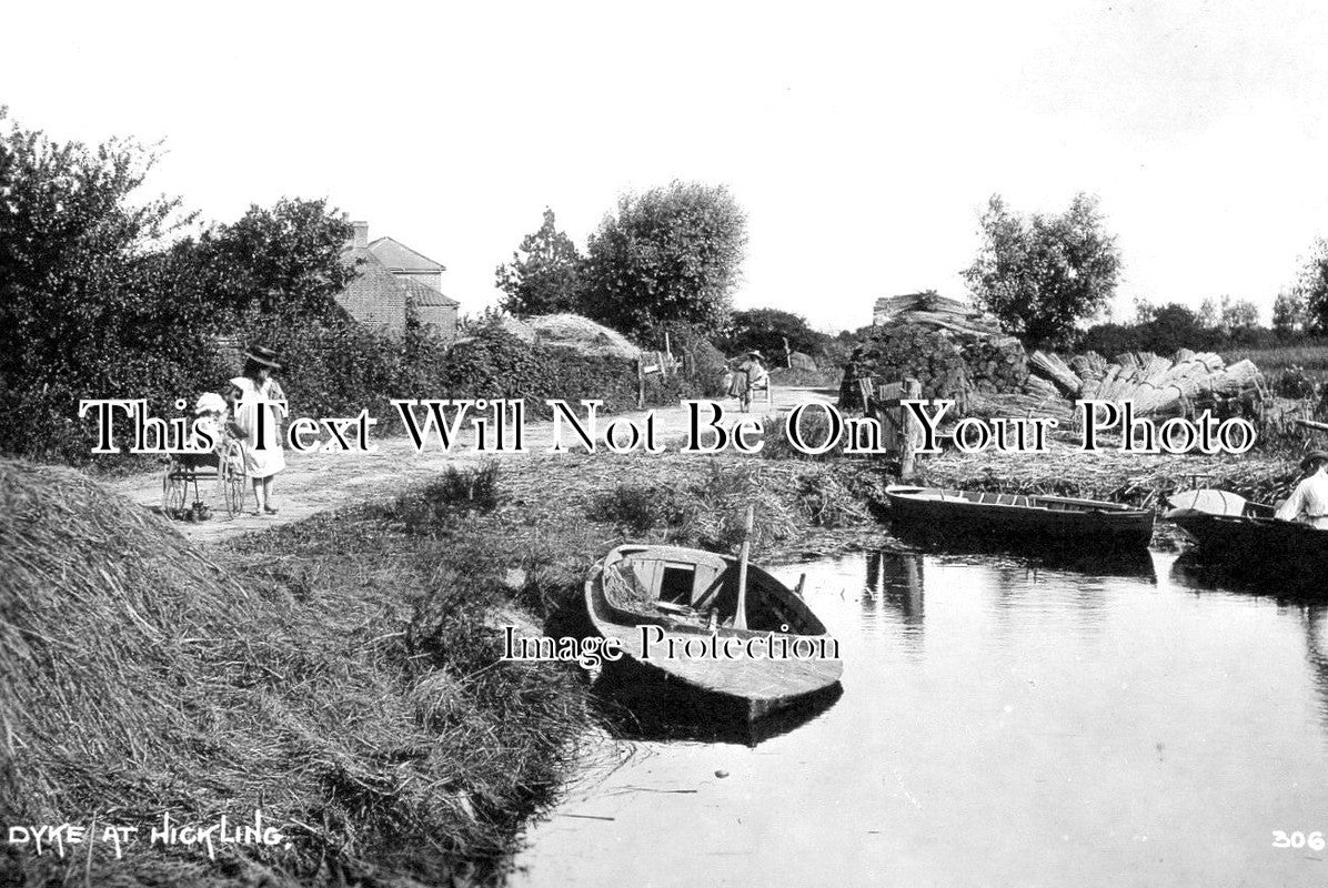 NF 2039 - Dyke At Hickling, Norfolk