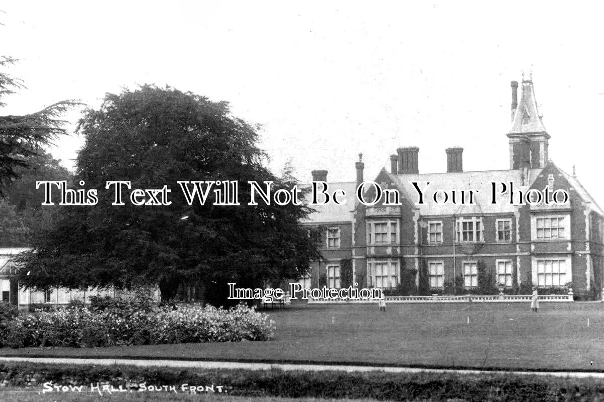 NF 2058 - South Front, Stow Hall, Kings Lynn, Norfolk