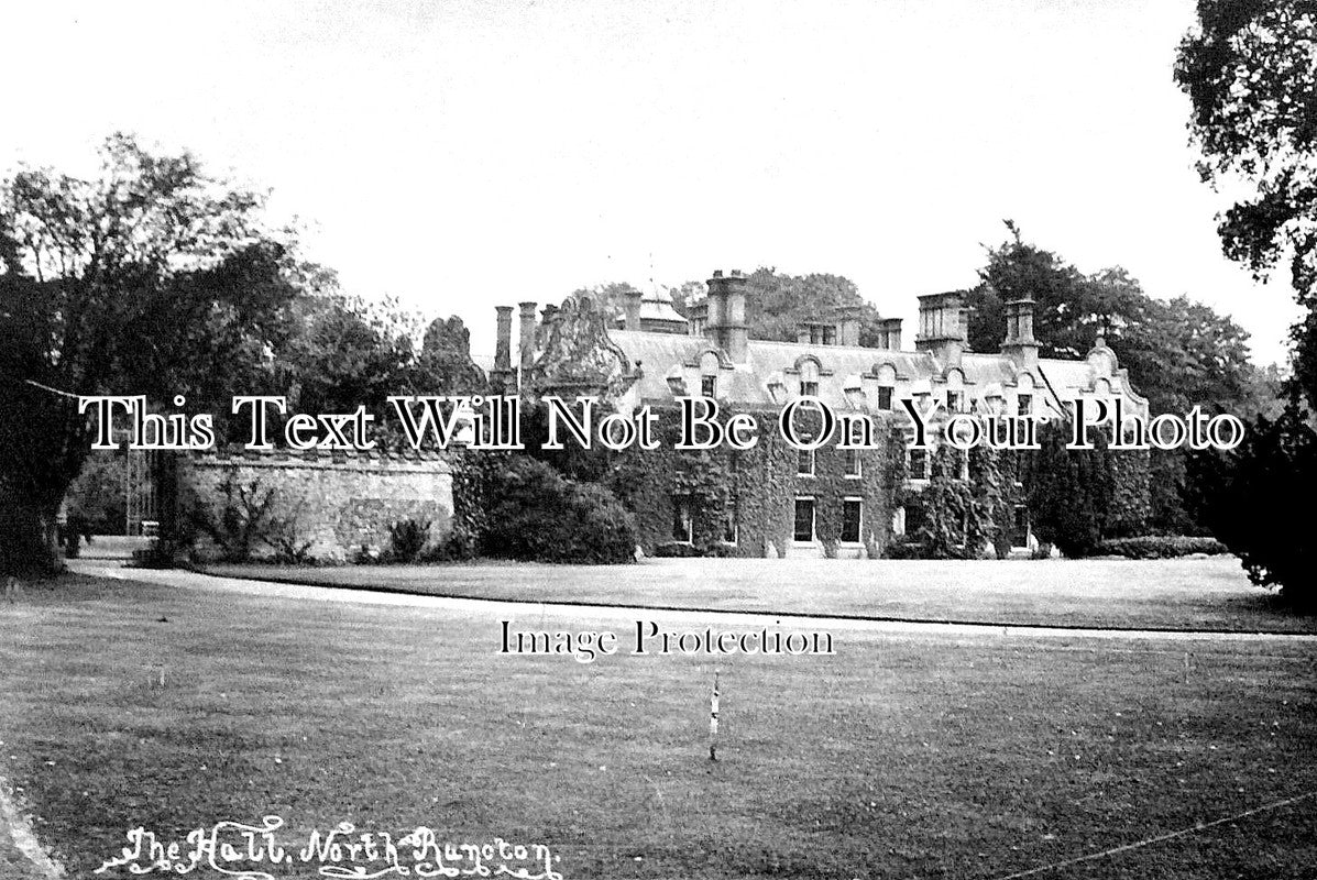NF 2089 - The Hall, North Runcton, Kings Lynn, Norfolk c1908
