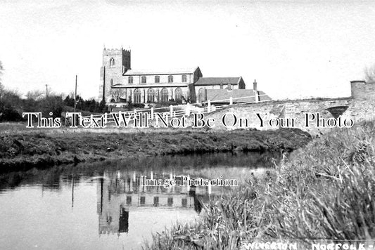NF 2106 - Wiverton Church & River, Norfolk