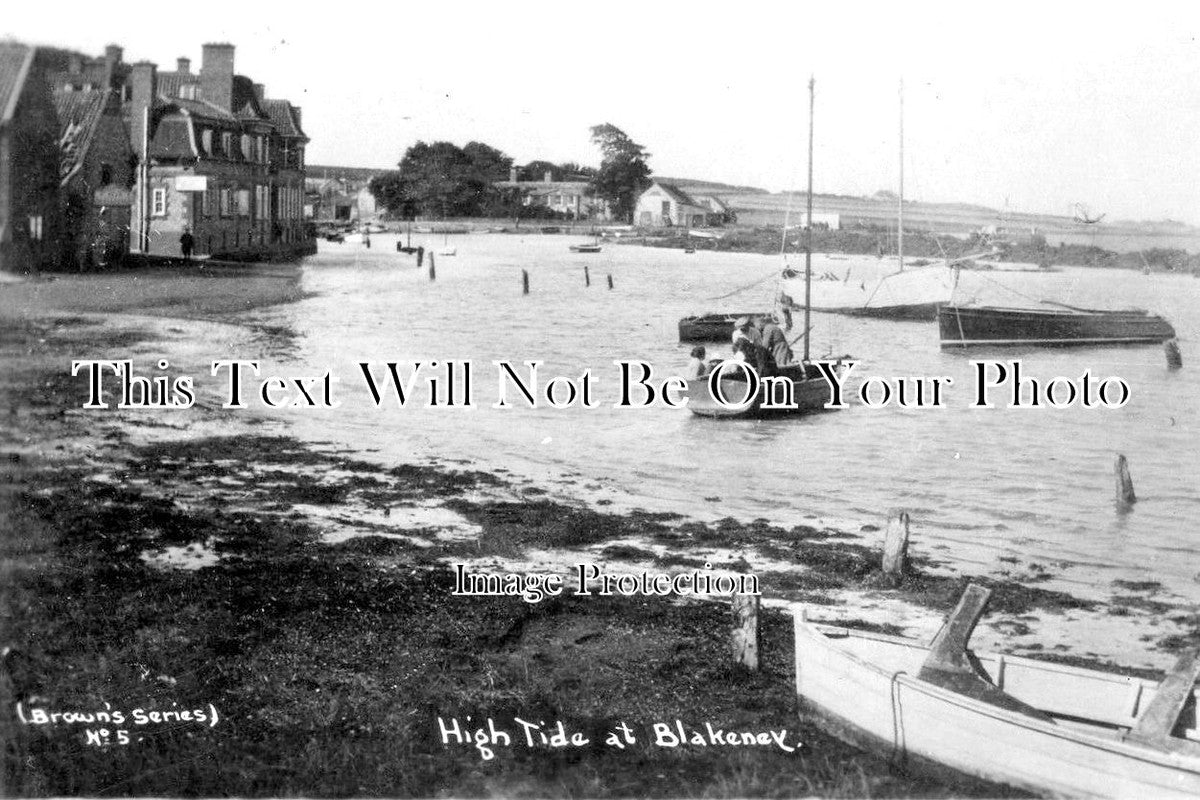 NF 2107 - Blakeney At High Tide, Norfolk