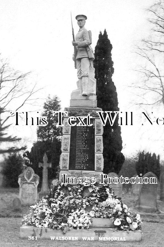 NF 2116 - Walsoken War Memorial, Norfolk