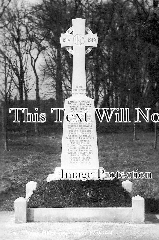 NF 2117 - War Memorial, West Halton, Norfolk