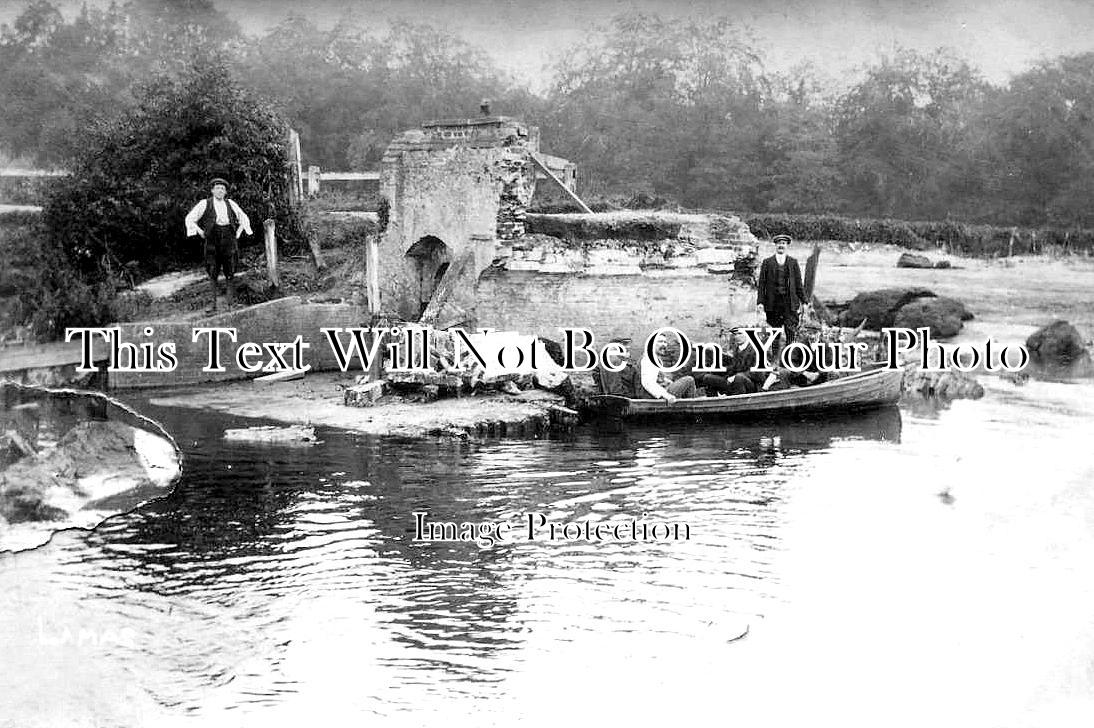 NF 2129 - Flood Damaged Bridge, Lammas Lamas, Norfolk 1912