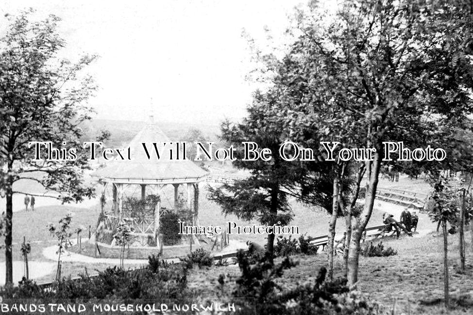 NF 2155 - Banstand Mousehold, Norwich, Norfolk c1914