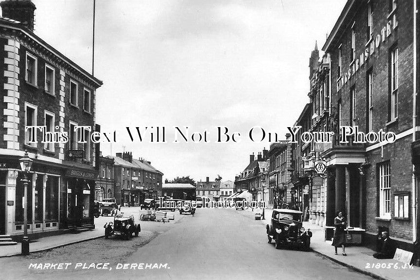 NF 2168 - Market Place, Dereham, Norfolk c1943