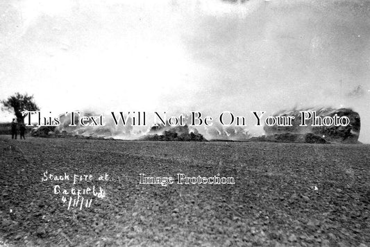 NF 2190 - Stack Fire At Catfield, Norfolk 1911