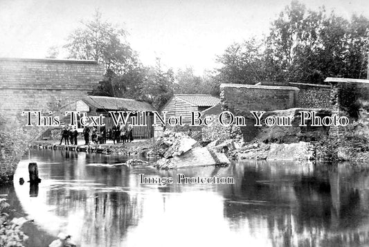 NF 2228 - Flood Damaged Bridge, Coltishall, Norfolk 1912