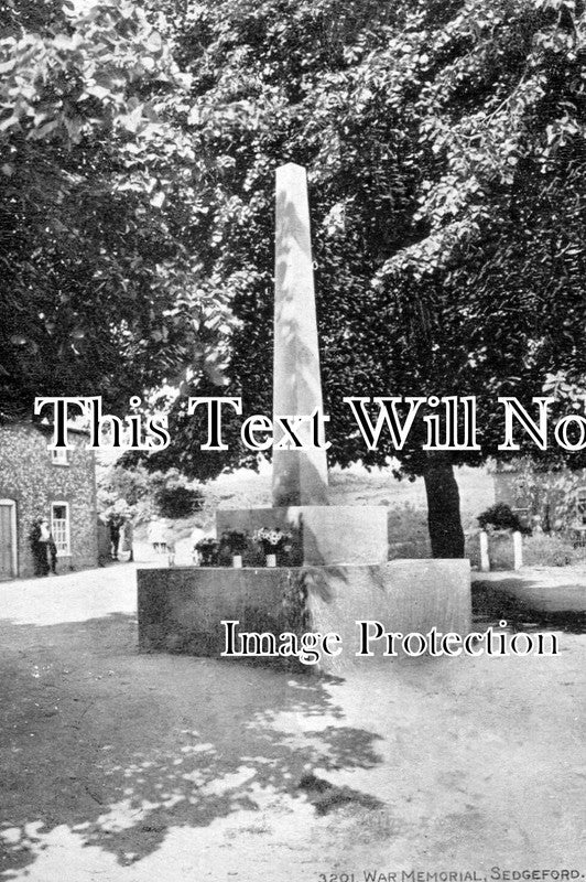 NF 2282 - Sedgeford War Memorial, Norfolk c1922