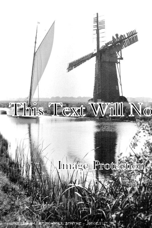 NF 2283 - At Howhill Staithe, Ludham Windmill, Norfolk
