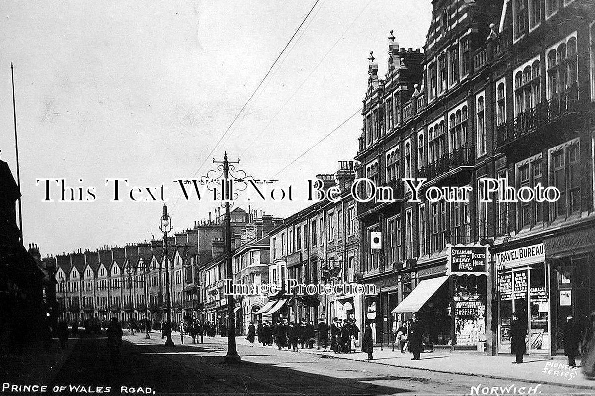 NF 23 - Prince Of Wales Road, Norwich, Norfolk c1915