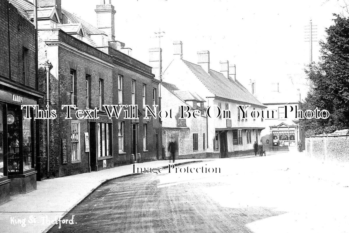 NF 2327 - King Street, Thetford, Norfolk c1906