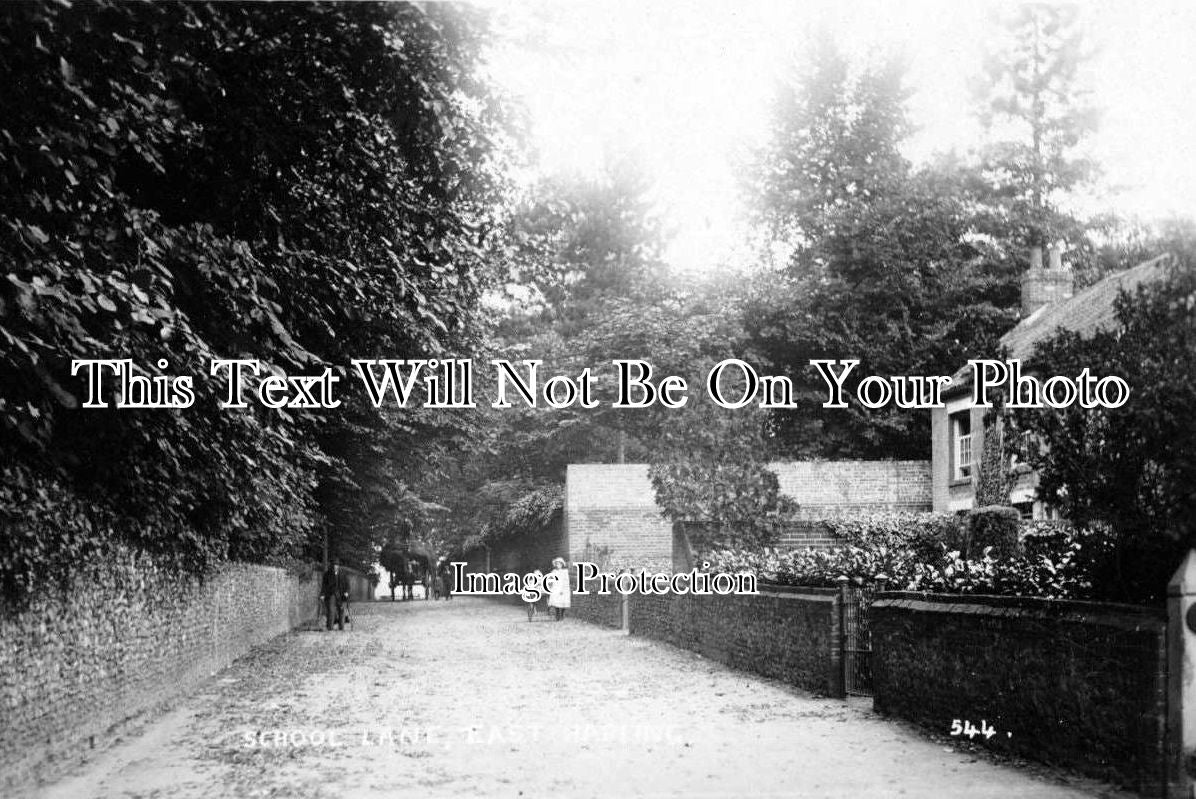 NF 234 - School Lane, East Harling, Norfolk c1906