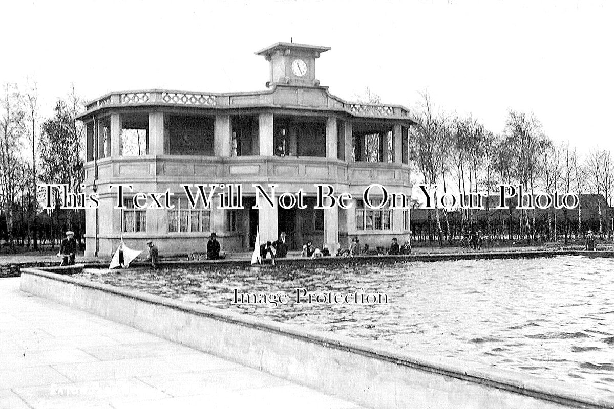 NF 2364 - Boating Lake, Eaton Park, Norwich, Norfolk