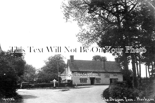 NF 2398 - Dragon Inn Pub, Horham, Norfolk