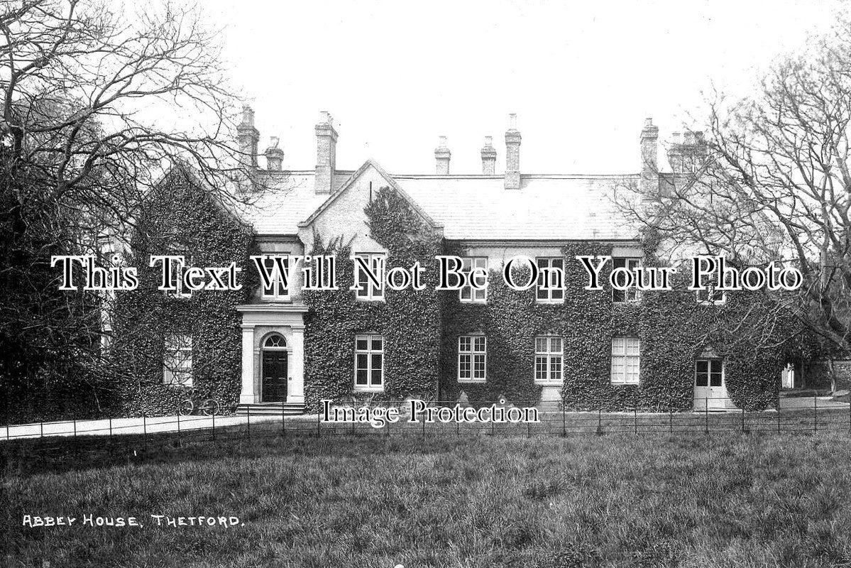 NF 2407 - Abbey House, Thetford, Norfolk c1910