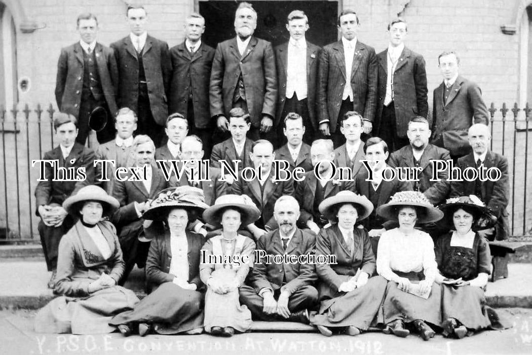 NF 243 - Y.P.S.C.E. Convention, Watton, Norfolk c1912