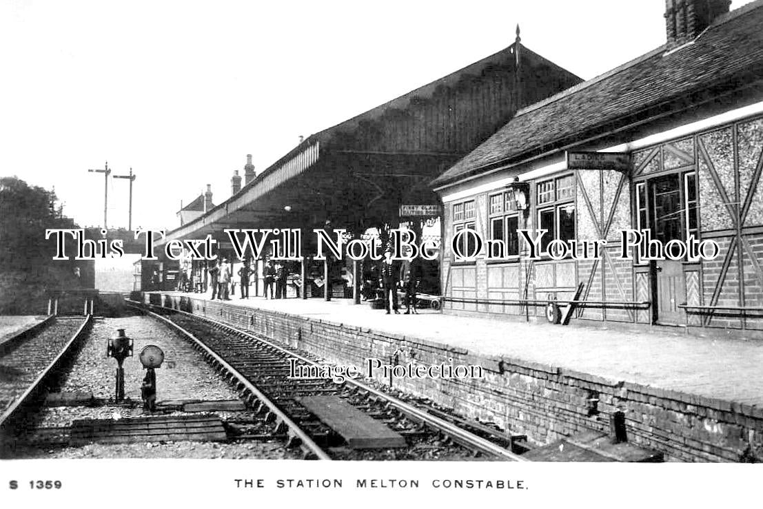 NF 2445 - Melton Constable Railway Station, Norfolk