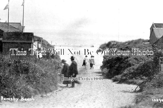 NF 2454 - Hemsby Beach, Great Yarmouth, Norfolk c1925