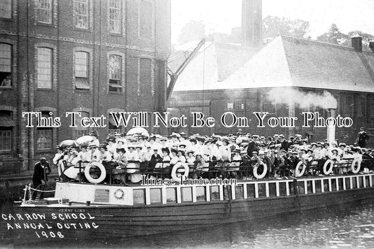 NF 2473 - Carrow School Annual Outing, Jenny Lind, Norwich, Norfolk 1908