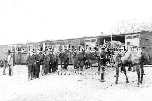 NF 2489 - Troops At Thetford, Norfolk