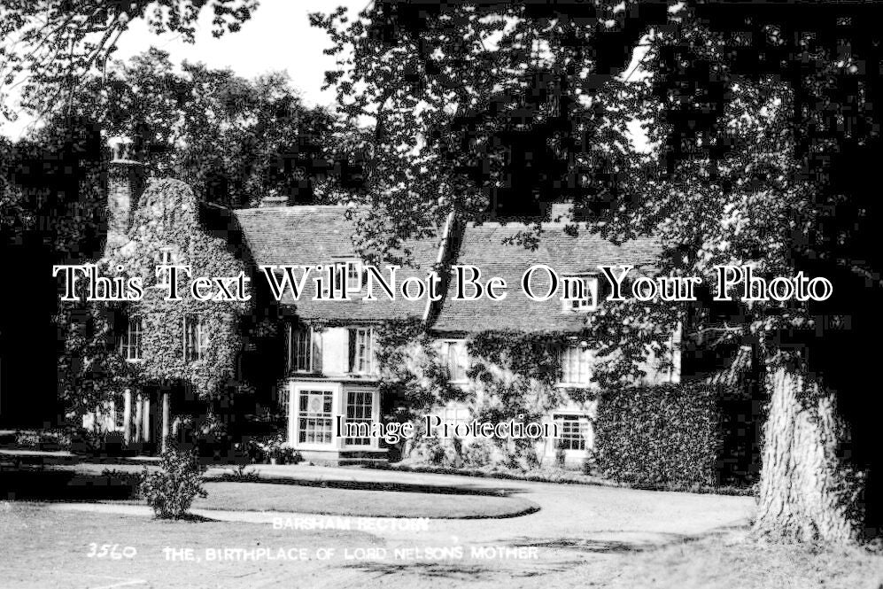 NF 2492 - Barsham Rectory, Norfolk c1920