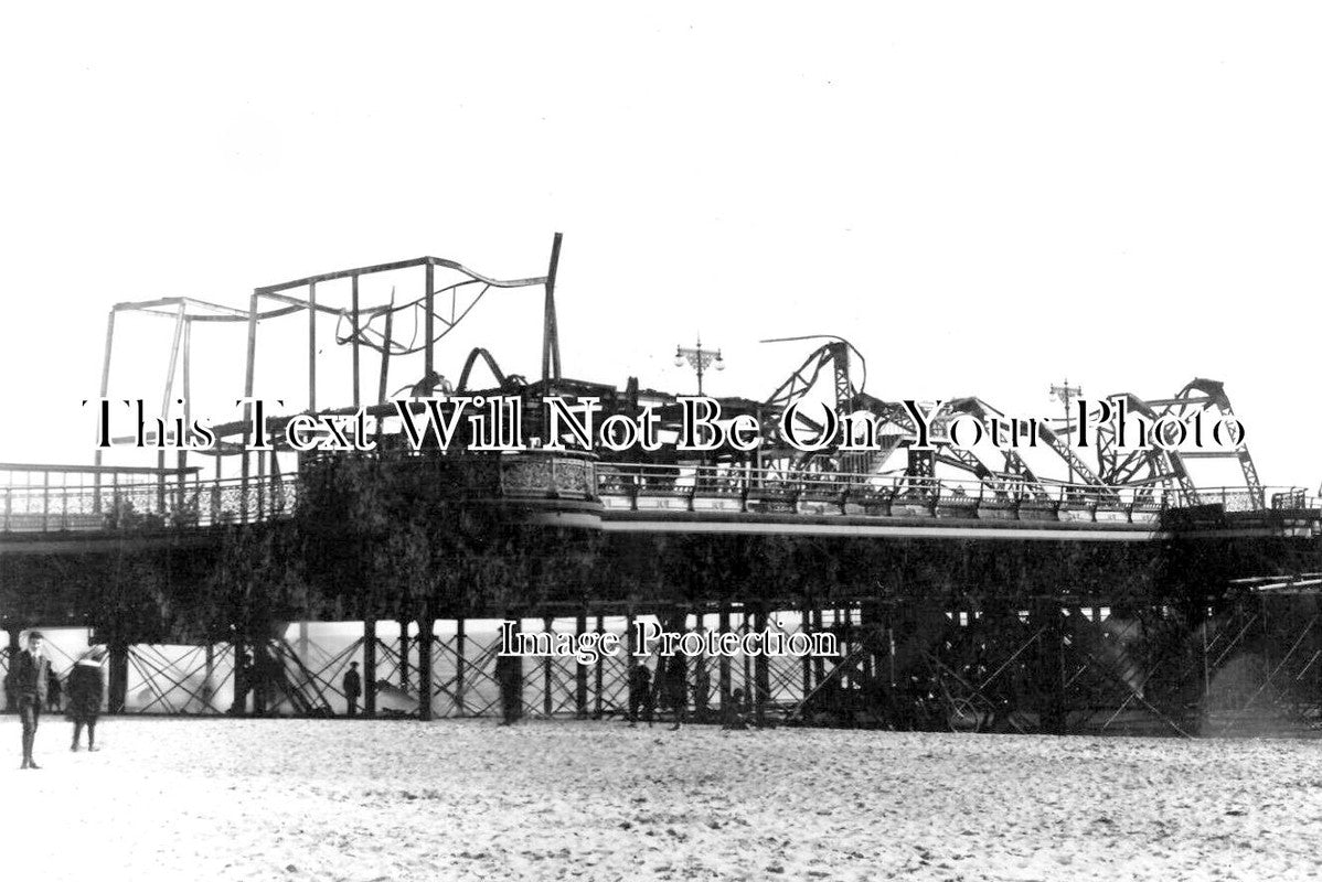 NF 2505 - Great Yarmouth Pier Fire, Norfolk c1914