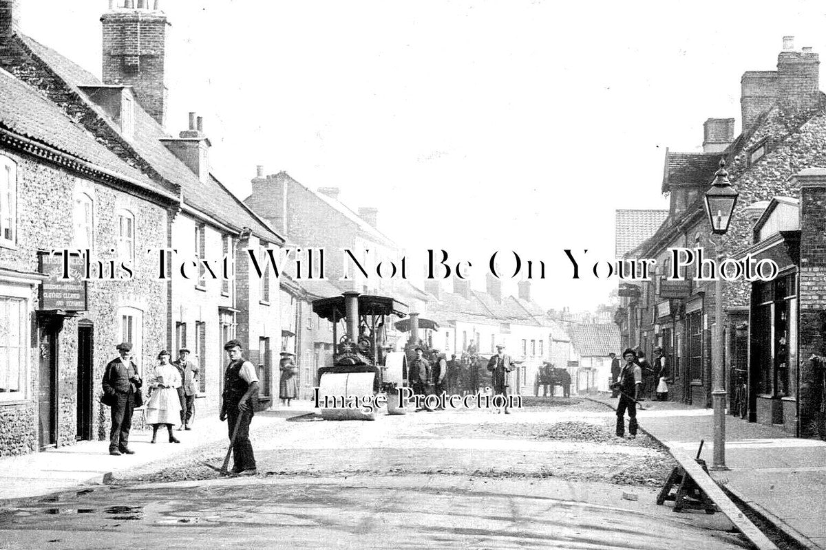NF 2515 - Road Repairs, Thetford, Norfolk