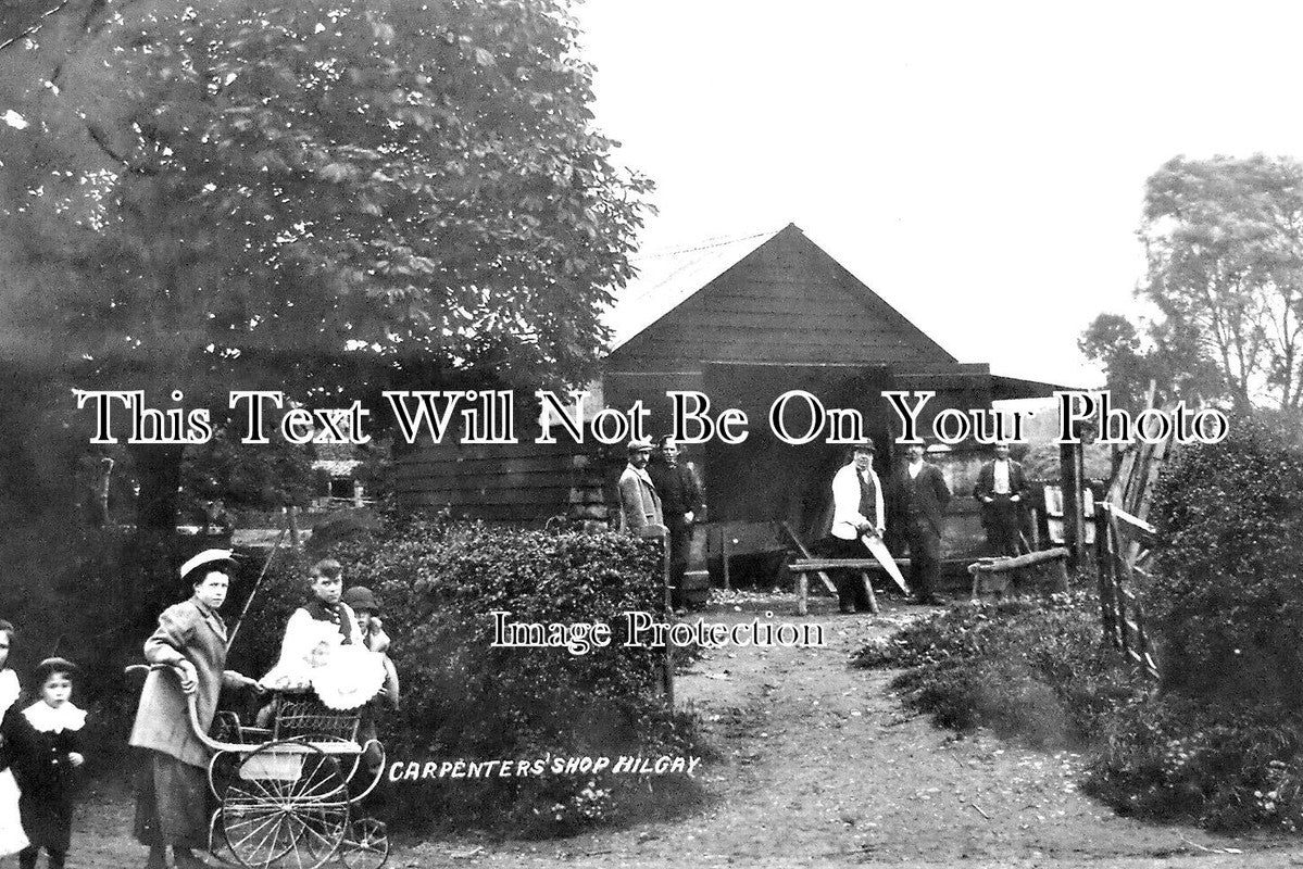 NF 2518 - Carpenters Shop, Hilgay, Norfolk c1910